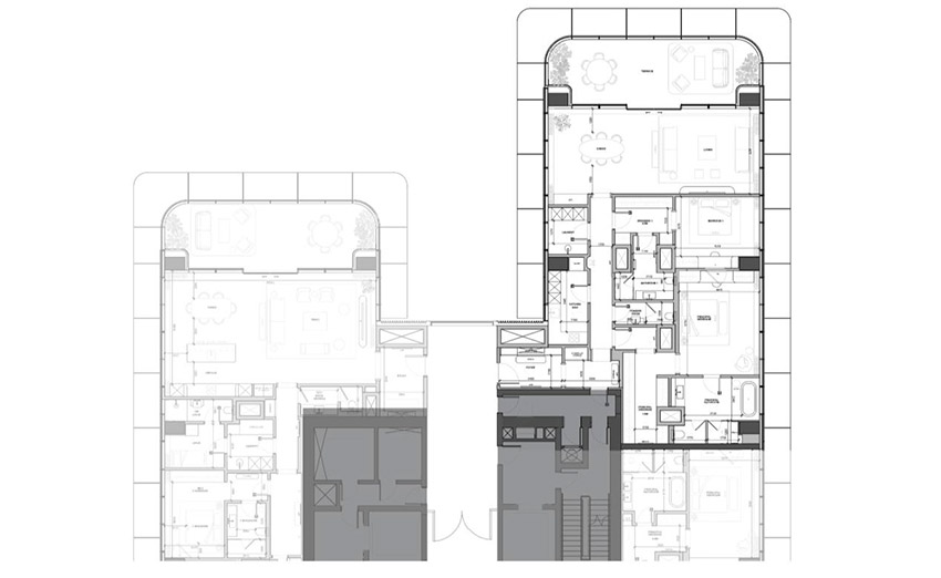 Rosewood Residences 2 Bedroom Apartment Floor Plan