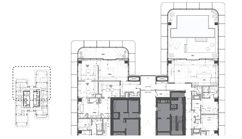 Rosewood Residences 5 Bedroom Apartment Floor Plan